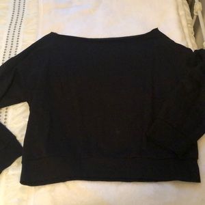 black crewneck